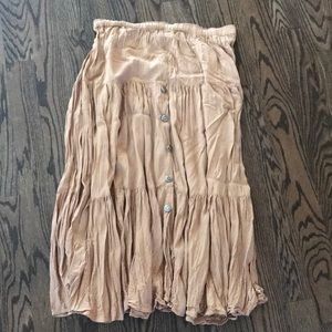 Boho southwestern broom skirt, size M